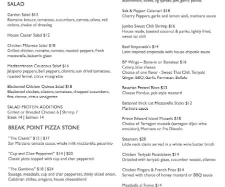 Joey A's Bar & Grill at Break Point Bowl