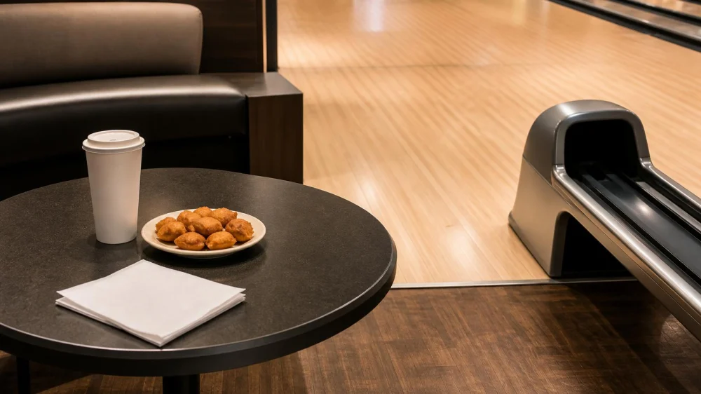 Food and Drinks at a Bowling Alley: Keep the Approach Clean