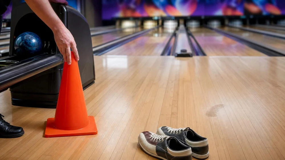 Bowling Approach Feels Sticky or Slippery? Stop and Tell Staff