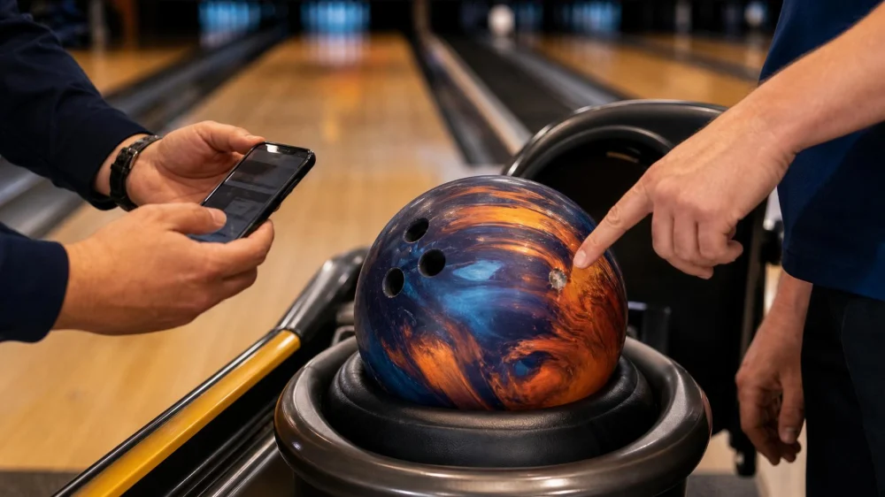 Bowling Ball Cracked, Chipped, or Gouged at the Alley? What to Do