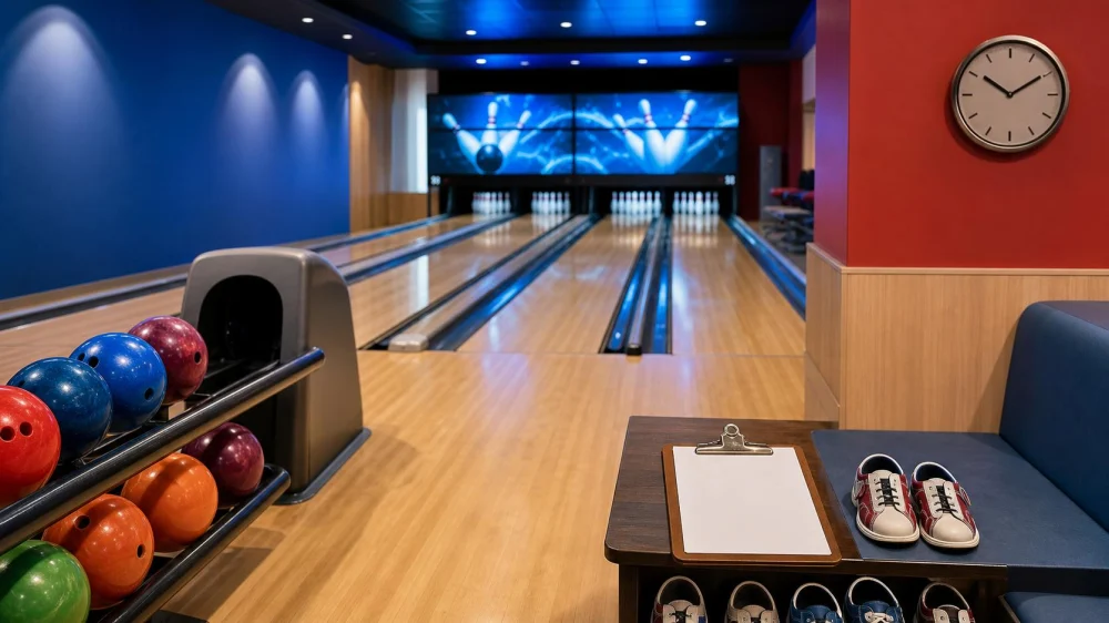Bowling Lane Reservation: Confirm Time, Shoes, and Guest Count
