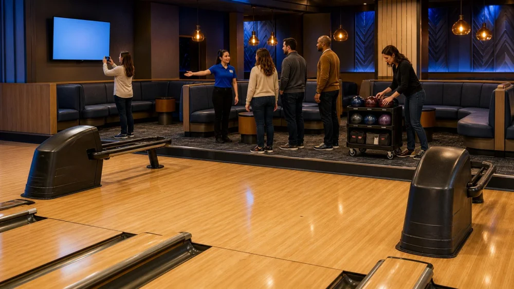 Bowling Lane Change: Move Balls, Shoes, Scores, and Players in Order