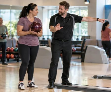 Bowling Shared-Space Signals: Direction, Pause, and Passing