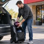 Bowling Ball Transport: Bag, Wheels, and Vehicle Safety