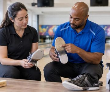 Bowling Shoe Sole Check: Moisture, Debris, and Approach